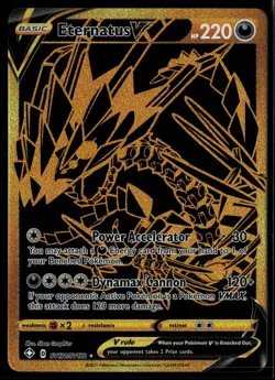 Eternatus V SV121/SV122 Shining Fates Shiny Vault Secret Rare Pokemon - Image 1