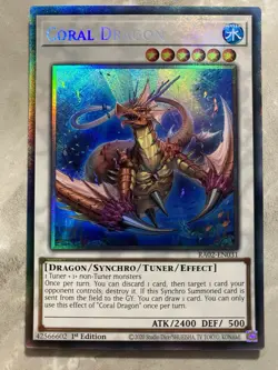 Yugioh - Coral Dragon - Prismatic Collector's Rare - RA02-EN031 - Image 1
