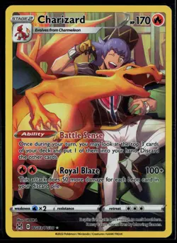 Charizard TG03/TG30 Lost Origin Trainer Gallery Holo Pokemon - Image 1