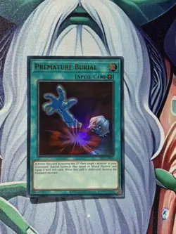 Yugioh/ Premature Burial/ Ultra Rare/ PSV 25th Anniversary/ Unlimited/ Mint - Image 1