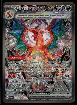 Charizard ex 223/197 Obsidian Flames Special Illustration Rare Pokemon - Image 1