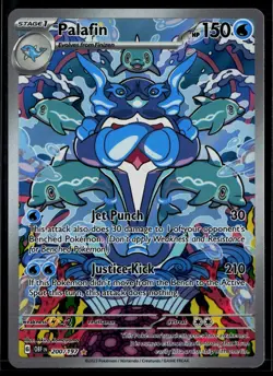 Palafin 200/197 Obsidian Flames Illustration Rare Pokemon - Image 1