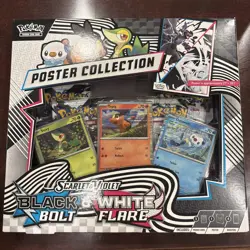 Pokemon TCG 10.5 Unova Poster Collection Black Bolt White Flare IN HAND - Image 1