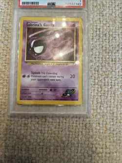 Sabrina’s Gastly Graded PSA 7 Slab (From 2000) Pokemon/Pokemon Gym Heroes NM - Image 3