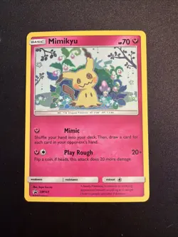 Mimikyu SM163 Holo Pokemon Sun Moon Team Up Black Star Blister Promo Card - Image 1