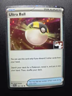 Ultra Ball - 196/198 Prize Pack Series Cards Holo NM Pokemon TCG - Image 1