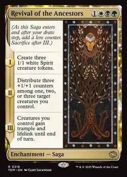 Revival of the Ancestors Foil (218) Tarkir: Dragonstorm TDM MTG Magic - Image 1