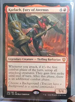 Karlach, Fury of Avernus Battle for Baldur's Gate MTG Regular Near Mint - Image 3
