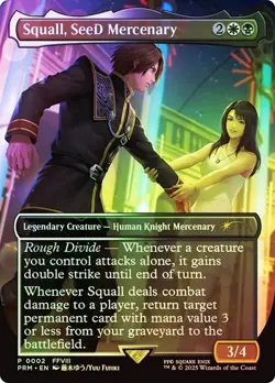 Squall, SeeD Mercenary *FOIL* - PROMO - NM - Magic The Gathering - MTG - Image 1