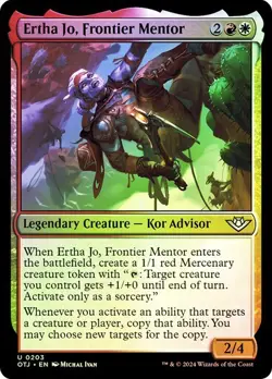 Ertha Jo, Frontier Mentor (0203) - Outlaws of Thunder Junction - Uncommon (Foil) - Image 1