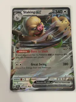 Pokemon TCG, Slaking Ex 147/191 - Surging Sparks NM - Image 1