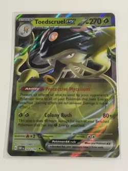 Pokemon Toedscruel ex Double Rare Obsidian Flames 022/197 - Image 1