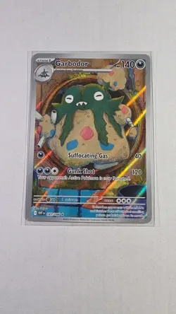 Pokemon Garbodor Illustration Rare Full Art Holo 141/086 Sv: White Flare 140 HP - Image 1
