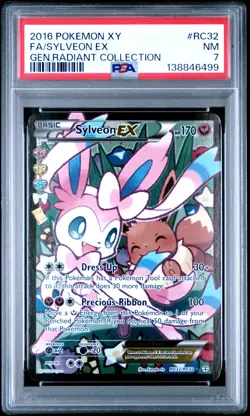 2016 POKEMON SYLVEON EX RC32/32 PSA7 - Image 1