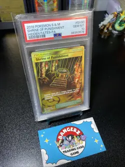 2019 Pokemon SWSH Shrine Of Punishment Hidden Fates Secret #SV90 PSA 10 - Image 3