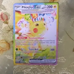 Pokemon Pikachu ex 238/191 Surging Sparks SIR Holo Full Art English - Image 1