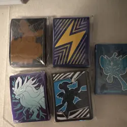 Pokemon TCG Premium Matte Card Sleeves Multicolor 5 Packs (65sleeves each pack) - Image 1