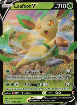 Leafeon V - Holo Promo SWSH: Sword & Shield Promo Cards SWSH194 LP D3 - Image 1