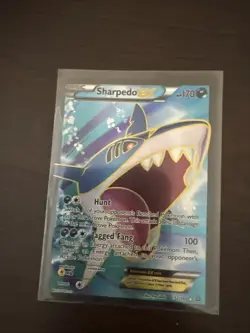 Pokemon TCG Sharpedo EX Full Art Holo Card 152/160 XY-Primal Clash - Image 1