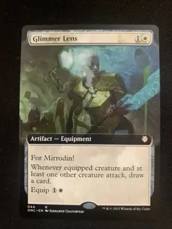 MTG Near Mint Glimmer Lens (Extended Art) - [Phyrexia: All Will Be One Commander - Image 1