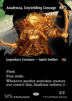 Anafenza, Unyielding Lineage (327) Borderless Clan Showcase Tarkir MTG - Image 1