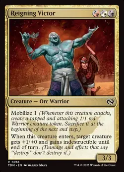 Reigning Victor Foil (216) Tarkir: Dragonstorm TDM MTG Magic - Image 1