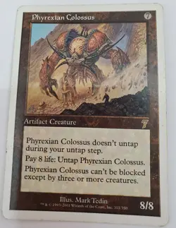 Phyrexian Colossus (311) Seventh Edition 7ED MTG Magic LP - Image 1