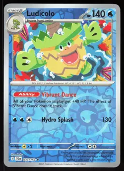 Ludicolo 037/159 Rare Journey Together Pokemon Reverse Holo Near Mint - Image 1