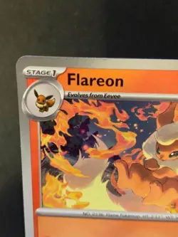 Flareon - 13/131 - Pokeball Holo - Pokemon Prismatic Evolutions - NM - Image 2