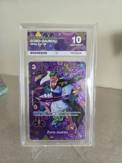 One Piece 2024 Emperors in the New World Zoro-Juurou OP05-067 SP Ace Gem Mint 10 - Image 1