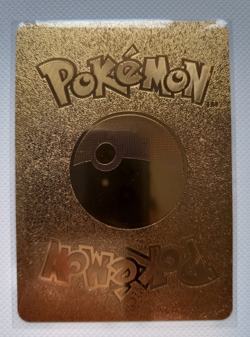 Charizard GX HP250 New Gold Metal Pokemon Card Collectable Gift Display - Image 2