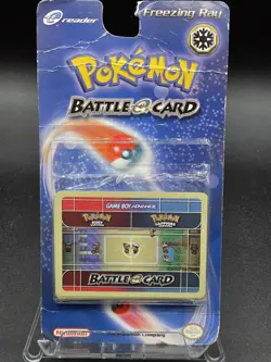Pokemon Nintendo Battle e Card e reader Freezing Ray - Sealed - Image 1