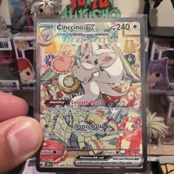 Pokemon TCG Cinccino EX 019/086 CRI Holo SIR Card - Image 1