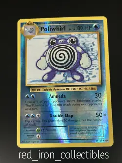 Poliwhirl 24/108 Reverse Holo Uncommon Evolutions XY Pokemon Card NM - Image 1