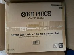 One Piece TCG Seven Warlords of the Sea Binder & Card Set [ENG] Factory sealed - Image 1