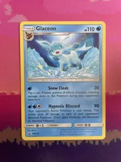 Pokemon Cards Glaceon SM238 Black Star Promo Near Mint - Image 1