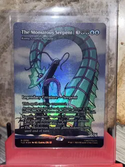 The Monstrous Serpent - #51 Foil Borderless - Avatar The Last Airbender - Mtg - Image 1