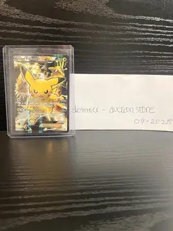Pikachu EX ULTRA RARE XY124 Star Promo 2016 Pokemon Card - Image 1