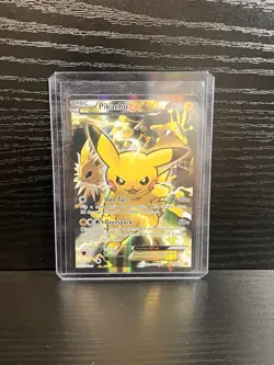 Pikachu EX ULTRA RARE XY124 Star Promo 2016 Pokemon Card - Image 2