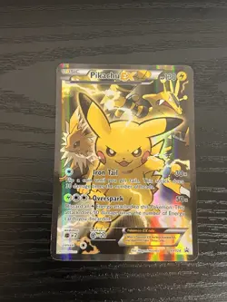 Pikachu EX ULTRA RARE XY124 Star Promo 2016 Pokemon Card - Image 4
