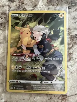 Pokemon TCG Pikachu TG05/TG30 Lost Origin Trainer Gallery Holo Card - Image 1