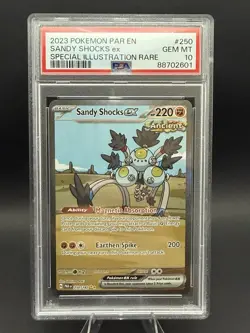 PSA 10 - Pokemon Sandy Shocks ex 250/182 Special Illustration Rare SIR - Image 1