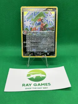 Pokemon TCG Crawdaunt 6/107 EX Deoxys Reverse Holo Damaged - Image 1