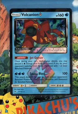 Pokemon TCG Volcanion 31/131 Forbidden Light Prism Star LP - Image 1