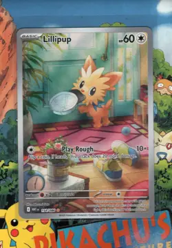 Pokemon TCG Lillipup 154/086 SV: White Flare Holo NM/M - Image 1