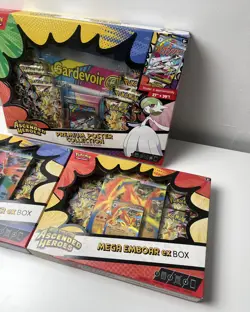 Pokemon TCG Ascended Heroes Premium Poster & 2X EX Boxes SEALED - Image 3