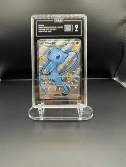 TAG 9 Pokemon Mew EX Shiny Ultra Rare 216/091 Paldean Fates - Image 1