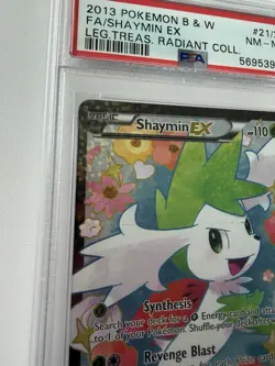 Pokemon Shaymin EX Legendary Treasures Radiant Collection RC21 - PSA 8 NM - Image 2