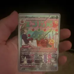 Pokemon TCG Dipplin 170/167 Full Art Holo Illustration Rare Sv06 English - Image 3