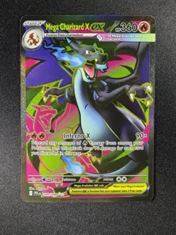 Pokemon Mega Charizard X EX 109/094 Me02 Holo EN 360HP Inferno X. 100 - Image 1